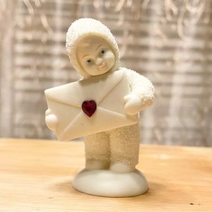 January, Dept 56 Snowbabies Figurine Garnet January birthstone